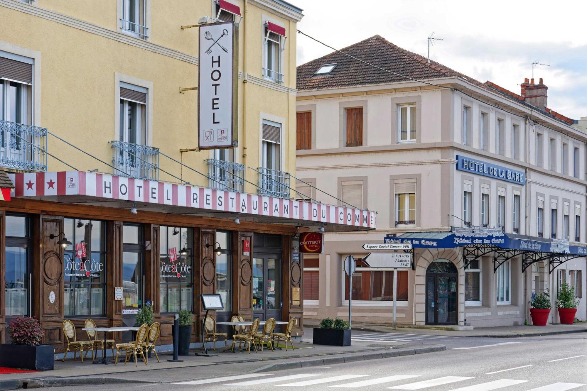 Hotel Le Terminus Et Son Restaurant Cote A Cote Autun Ngoại thất bức ảnh